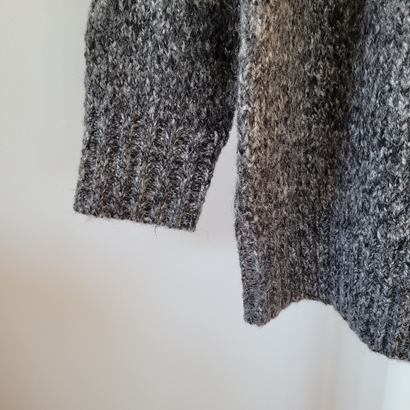 AZUL by Moussy Grey Cowl Neckline Long Sweater - Picture 9 of 12